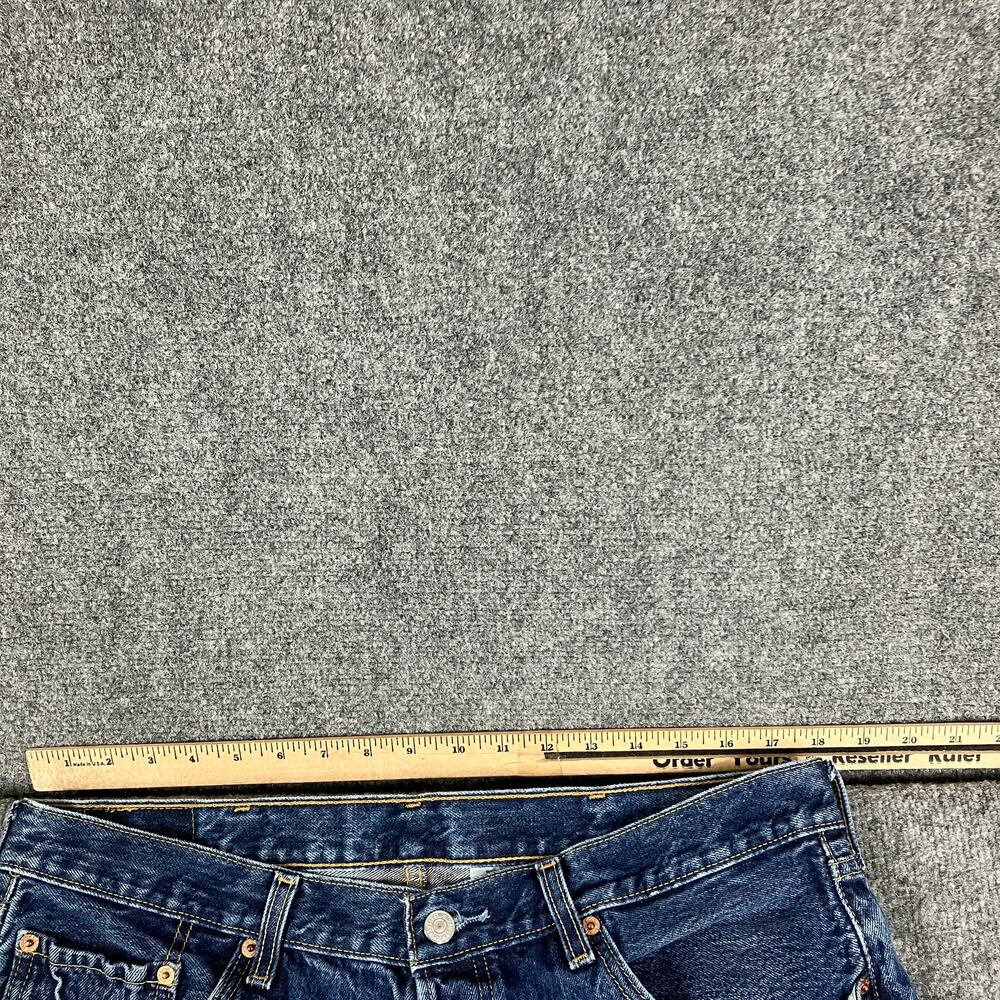 Levi's 501  Jeans Mens W38 L30 Blue Classic Fit Mid Wash Denim 5 Pocket Pants - Picture 5 of 10